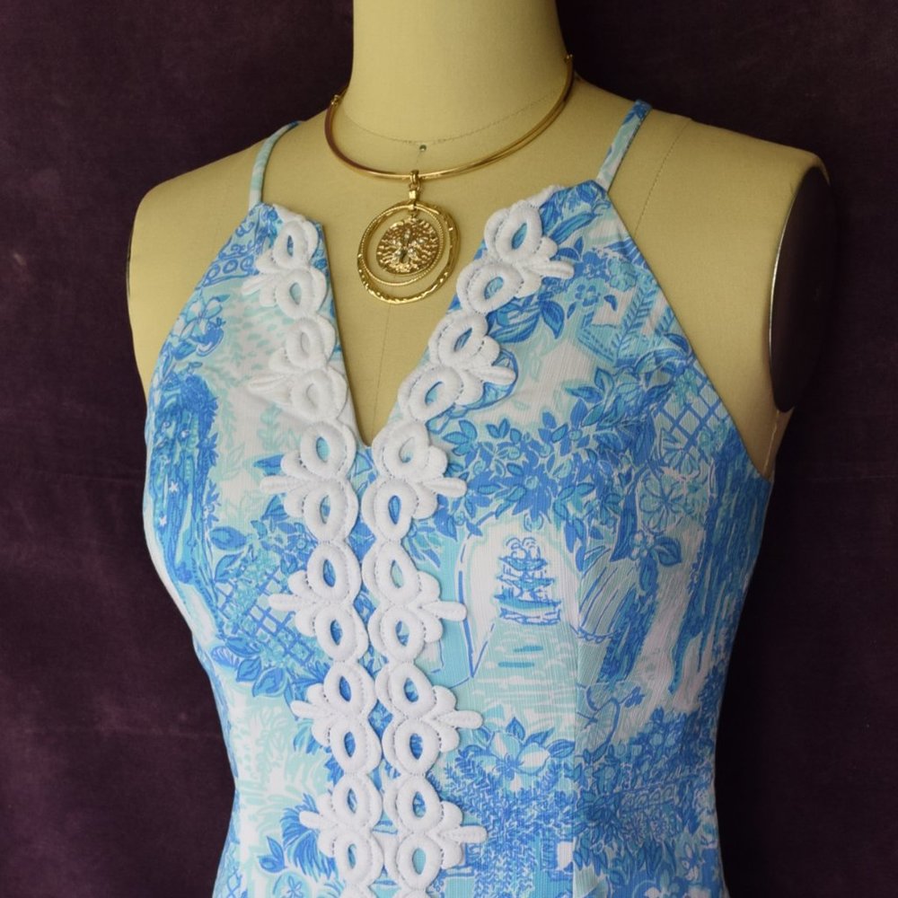 Lilly Pulitzer Pearl dress Toile me About it NWT - Picture 7 of 9